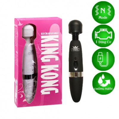 Cây Massage sạc điện Louge Kingkong rung cực mạnh kích thích điểm G tột cùng