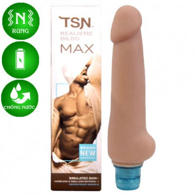 Dương vật giả TNS Max rung đa tần số mềm mịn như thật