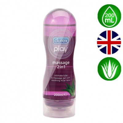 Gel bôi trơn Durex Massage 2 in 1 chai 200ml
