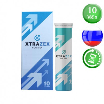 Thuốc tăng cường sinh lý Xtrazex của Nga hộp 10 viên