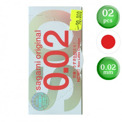Bao cao su Sagami 002 siêu mỏng Nhật Bản
