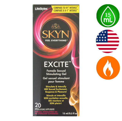 Gel bôi trơn kích thích tăng hưng phấn cho nữ SKYN® EXCITE của Mỹ chai 15ml