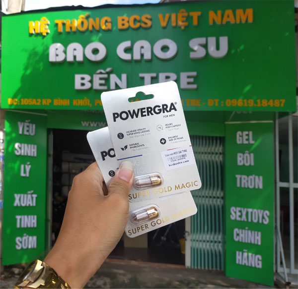 Cuong duong Powergra - Bao cao su Bến Tre